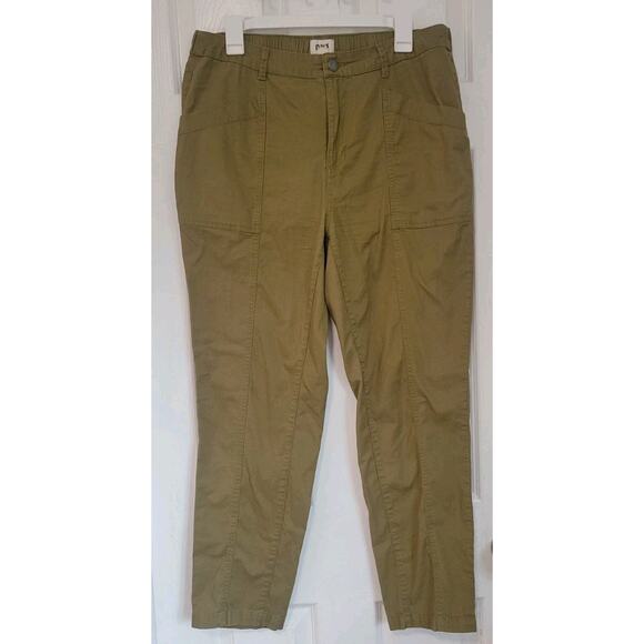 Pact Cargo Pants Womens Large Pull On Organic Cotton Blend - Picture 1 of 5
